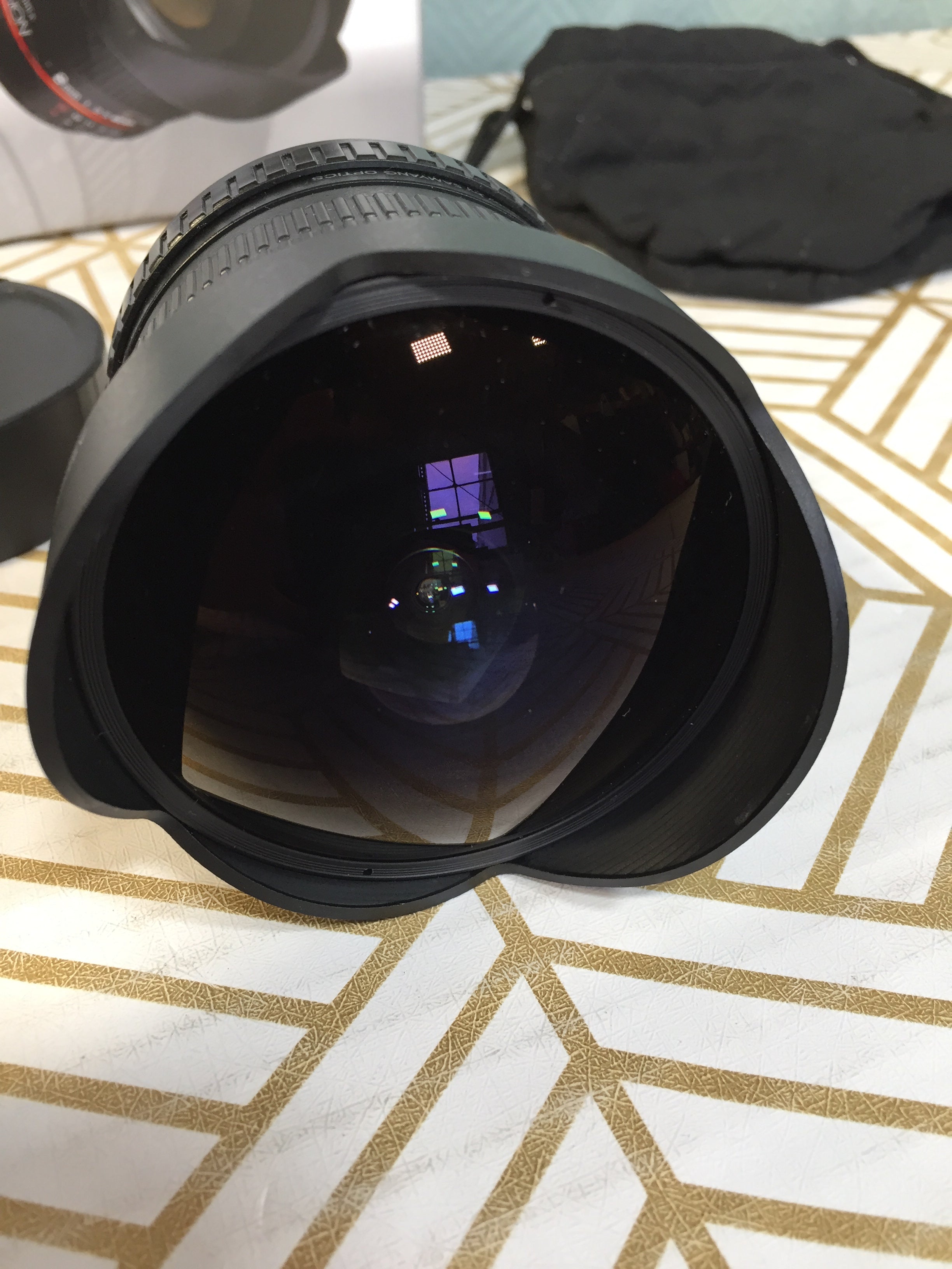 Rokinon FE8M-C 8mm F3.5 Fisheye Fixed Lens for Canon - Black (7942721437934)